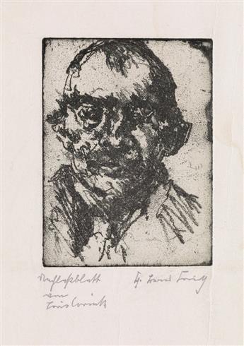 LOVIS CORINTH Selbstbildnis.